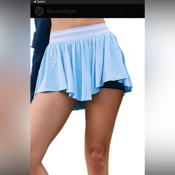 Free People Movement NWT by Free People Sultry Skort in High Dive - medium - Picture 2 of 6